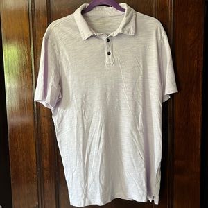 Banana Republic polo style vintage tee. Medium. Never worn. Light purple.